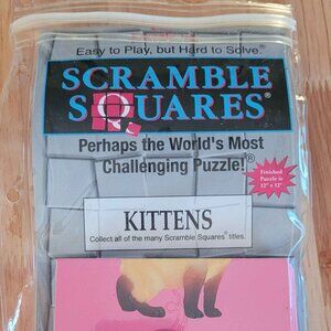 Vintage Scramble Square Puzzle ~ Kittens